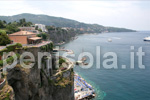 Panorama della costa vista dalla  Villa Niccolini - Sant'Agnello