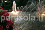 Villa Fiorentino- fontana con giochi d'acqua e luci