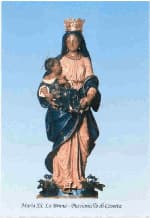 Madonna Nera con il Bambino- bizantina 