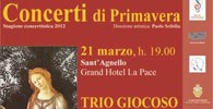 CONCERTO DI PRIMAVERA -  stagione concertistica 2012