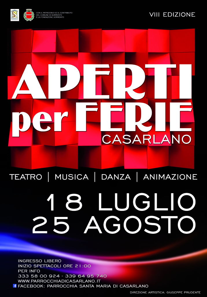 Aperti per ferie a Casarlano